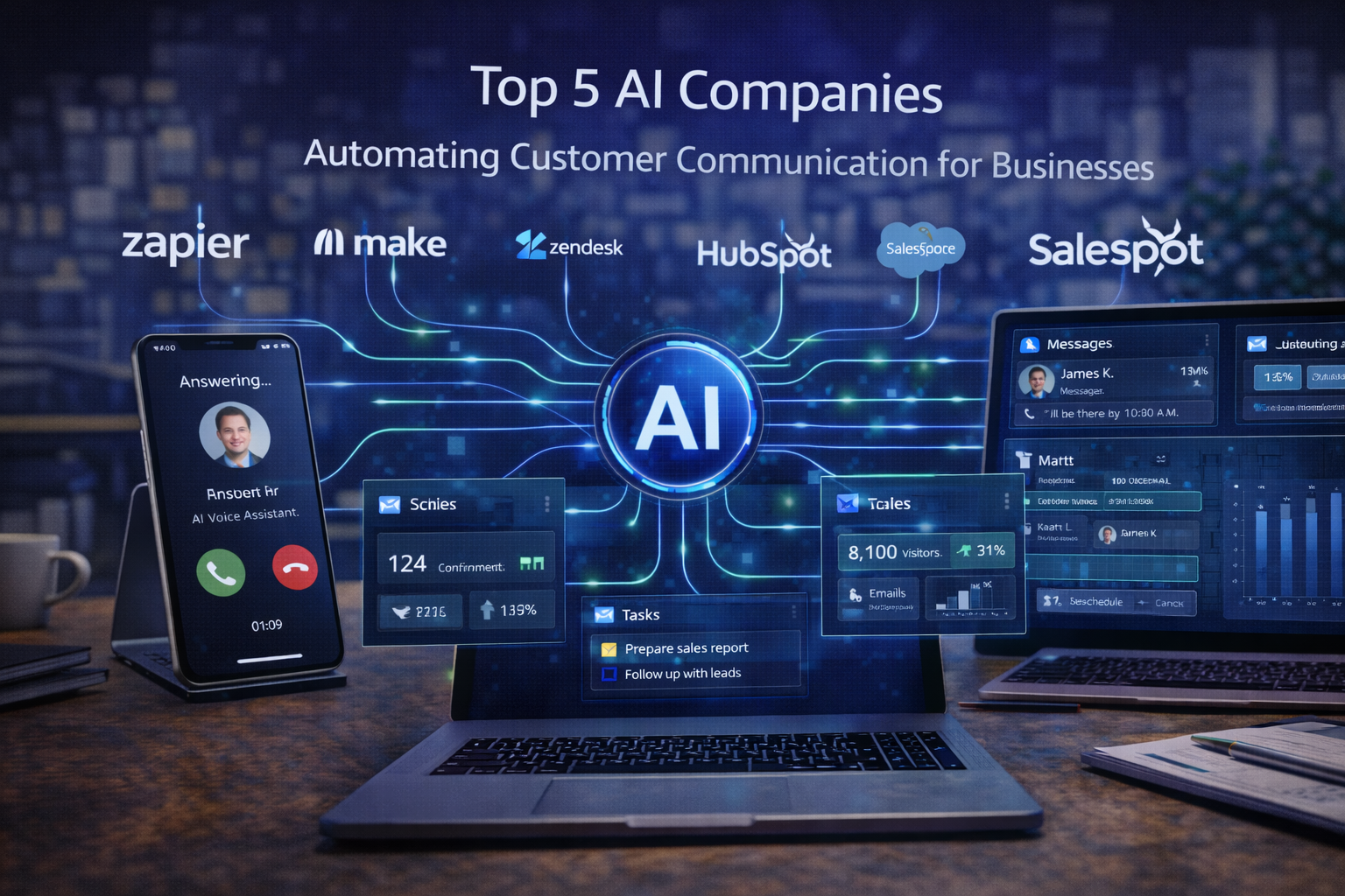 Top 5 AI Companies Helping Businesses Automate Customer Communication