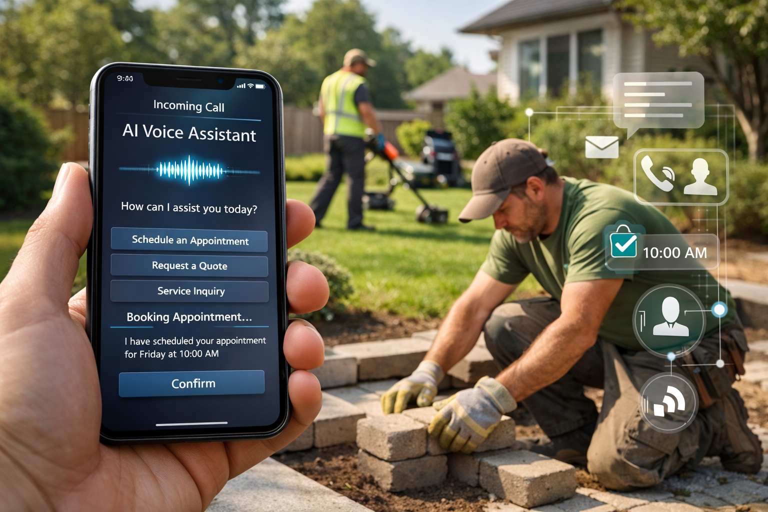 AI for Landscaping: How AI Voice Agents Capture More Leads