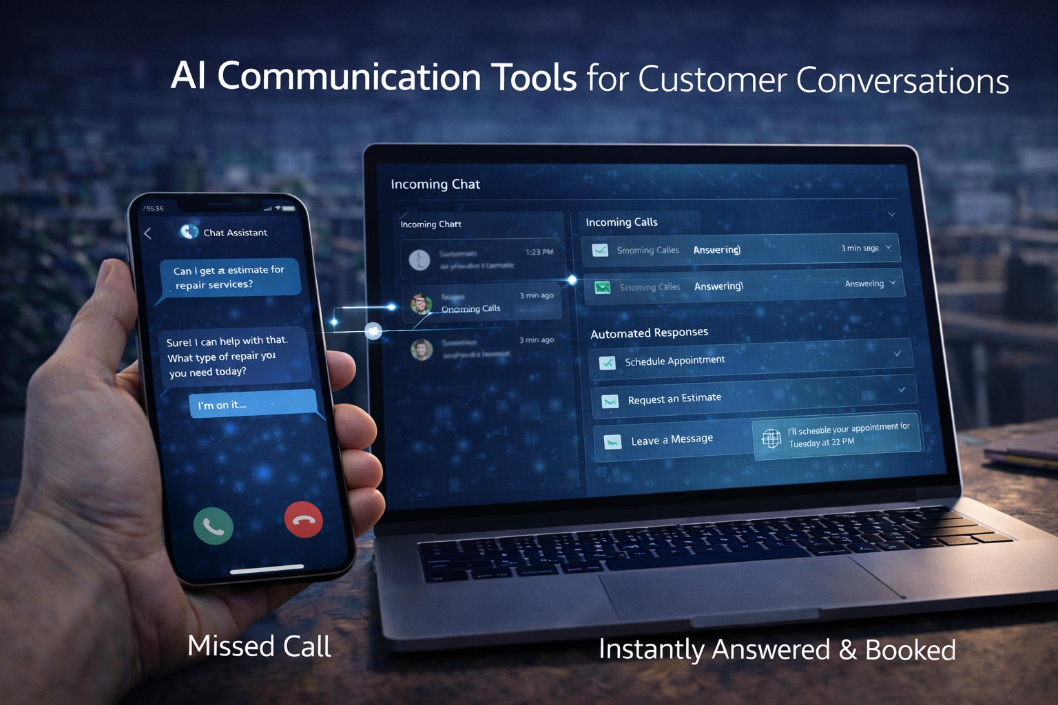 ai communication tools automating customer conversations for businesses