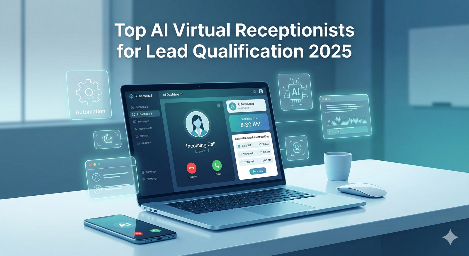best ai virtual receptionist for lead qualification