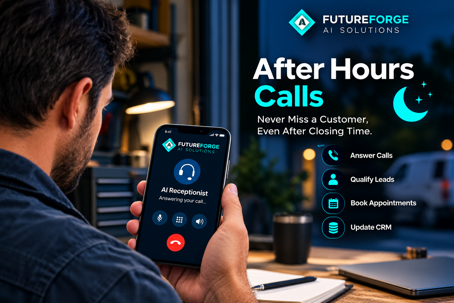 After hours answering service
